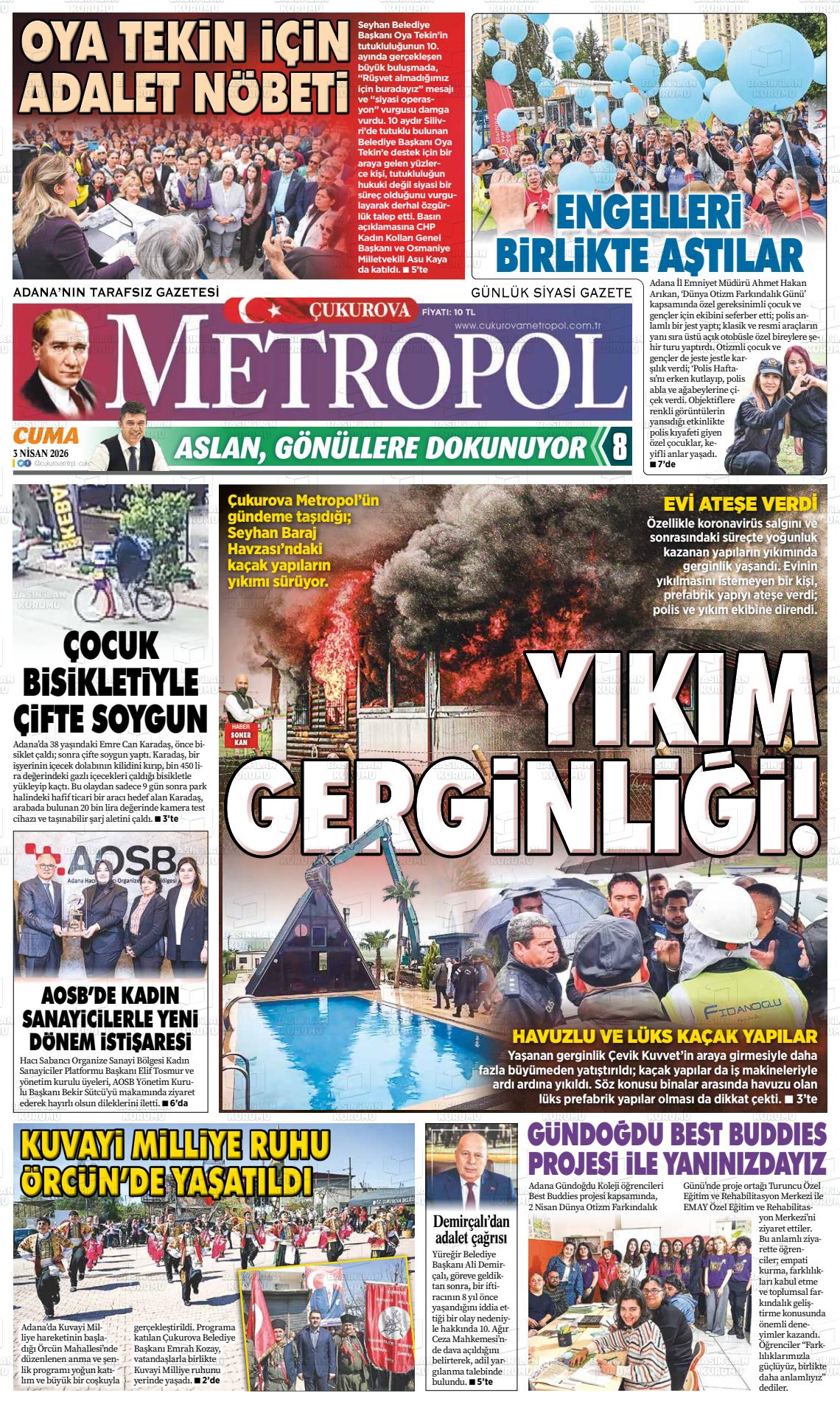 Adana Cukurovametropol 03.04.2026