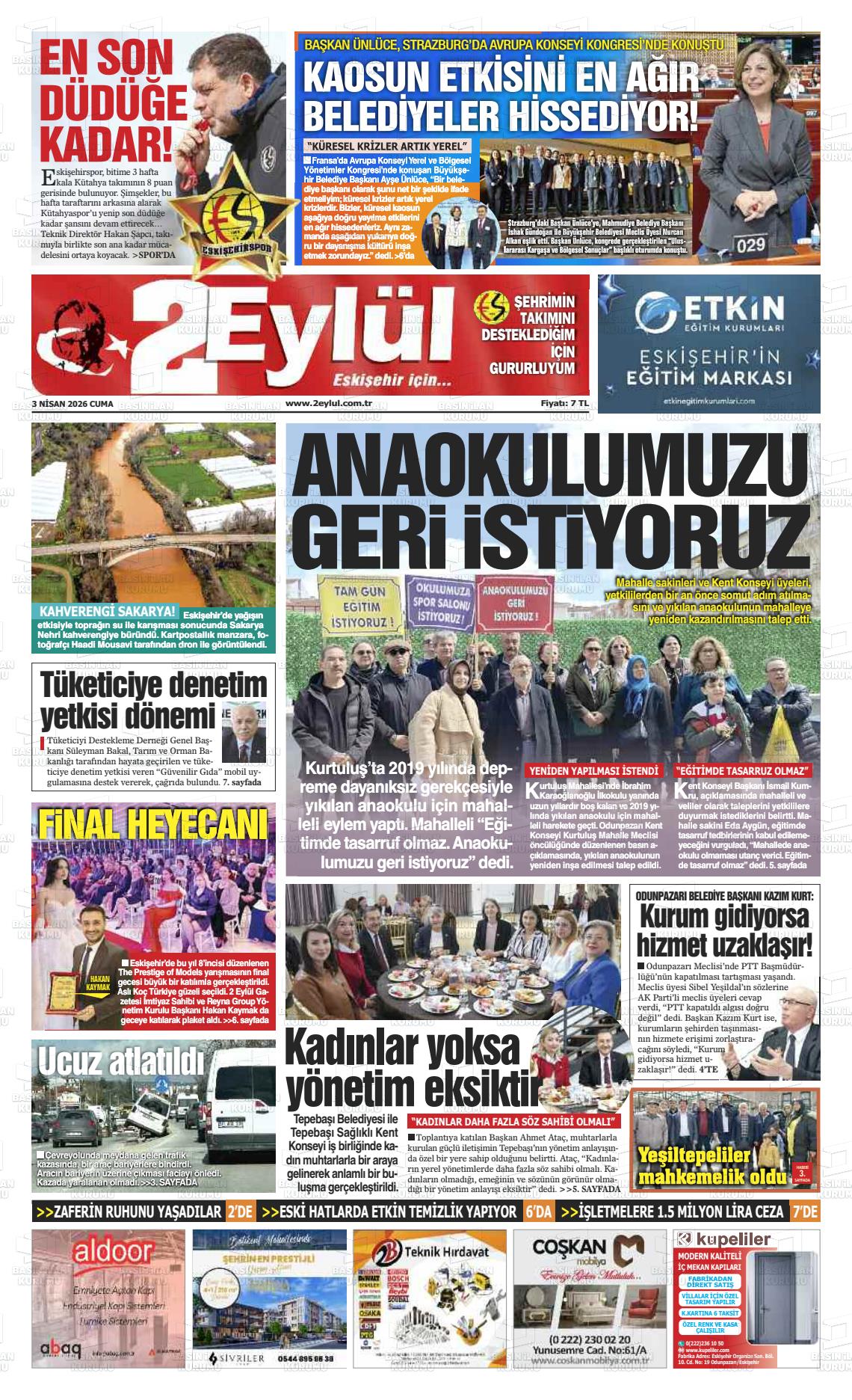 Eskisehir 2 Eylul 03.04.2026