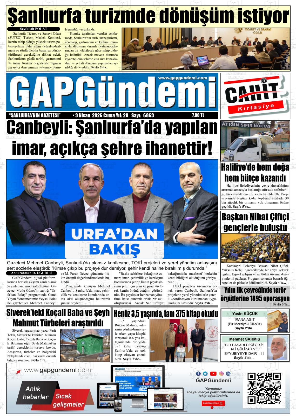 Sanliurfa Gapgundemi 03.04.2026