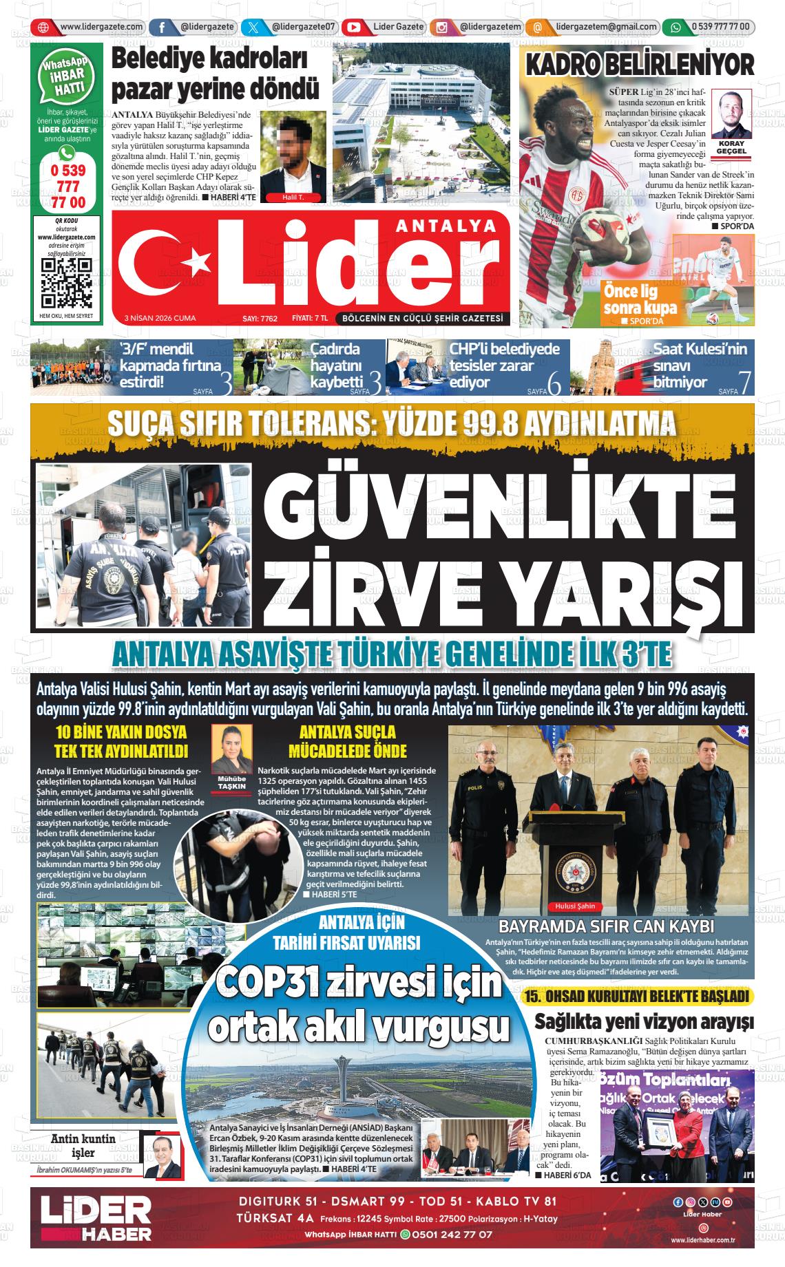 Antalya Gazetebir 03.04.2026