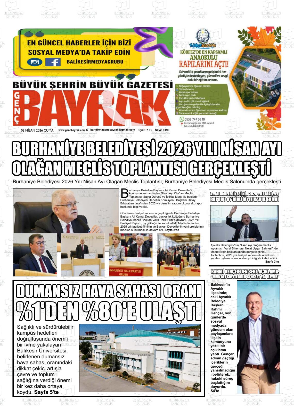 Balikesir Gencbayrak 03.04.2026