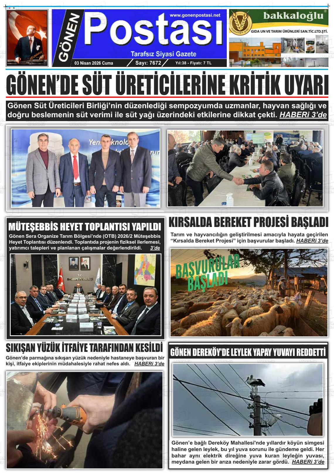 Balikesir Gonenpostasi 03.04.2026