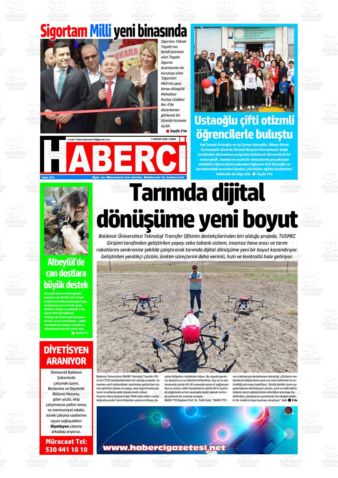 Mersin Haberci 03.04.2026