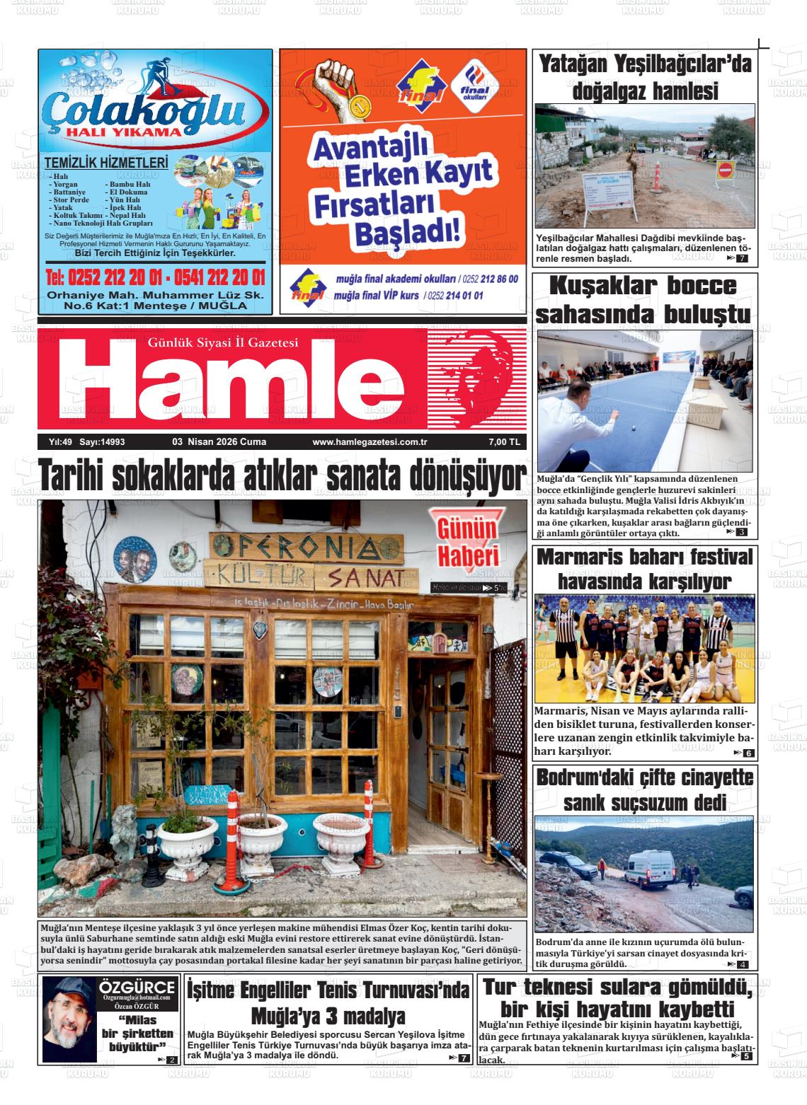 Mugla Hamle 03.04.2026