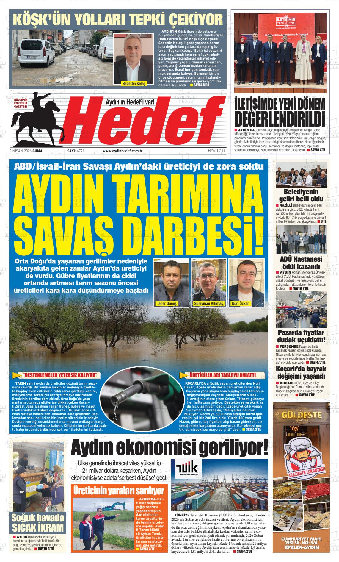 Canakkale Hedef 03.04.2026