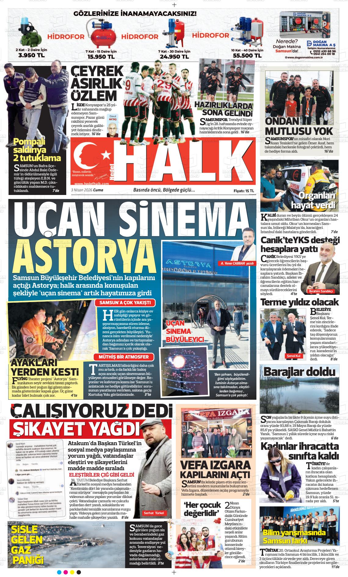 Samsun Hedefhalk 03.04.2026