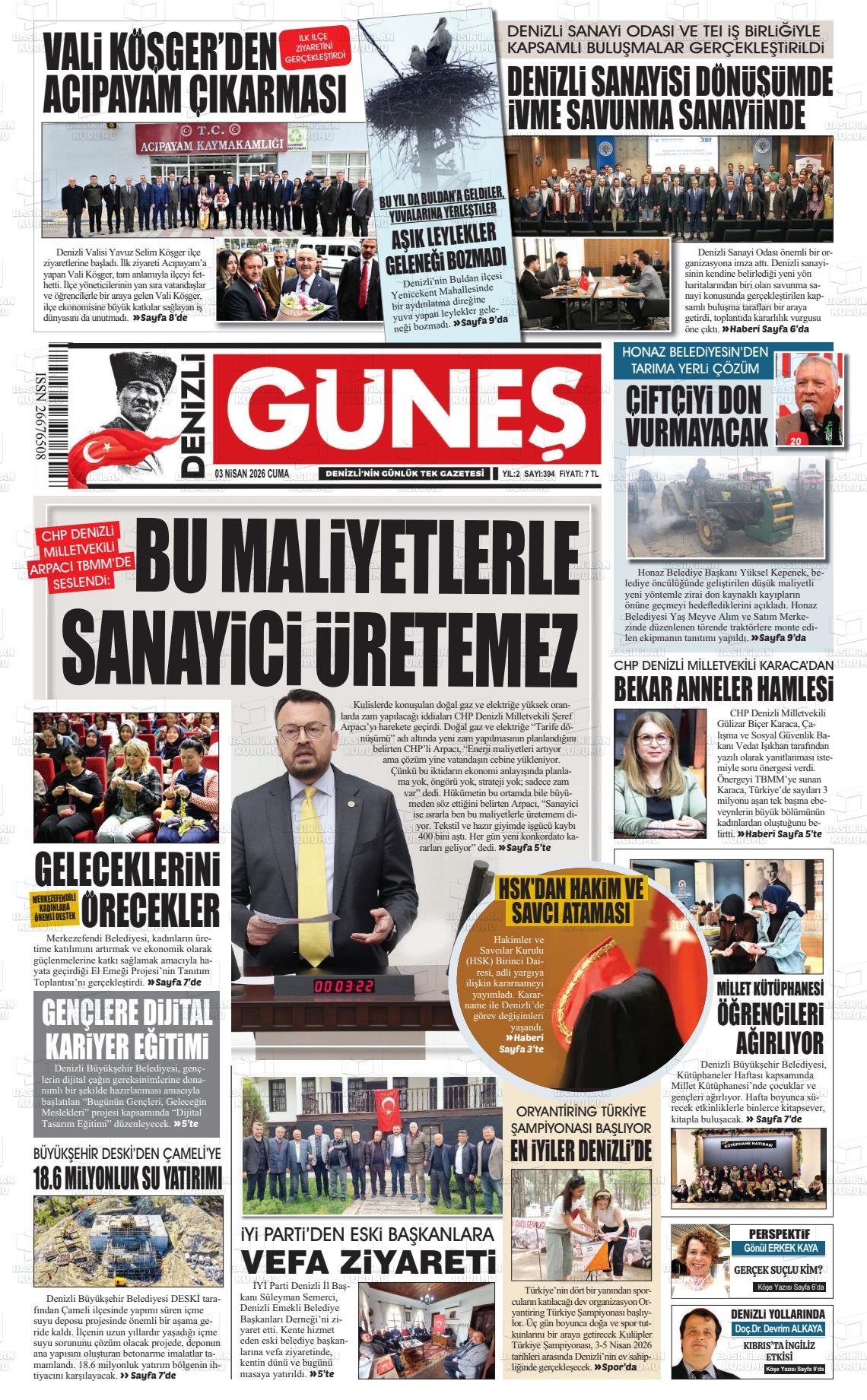 Denizli Hizmet 03.04.2026