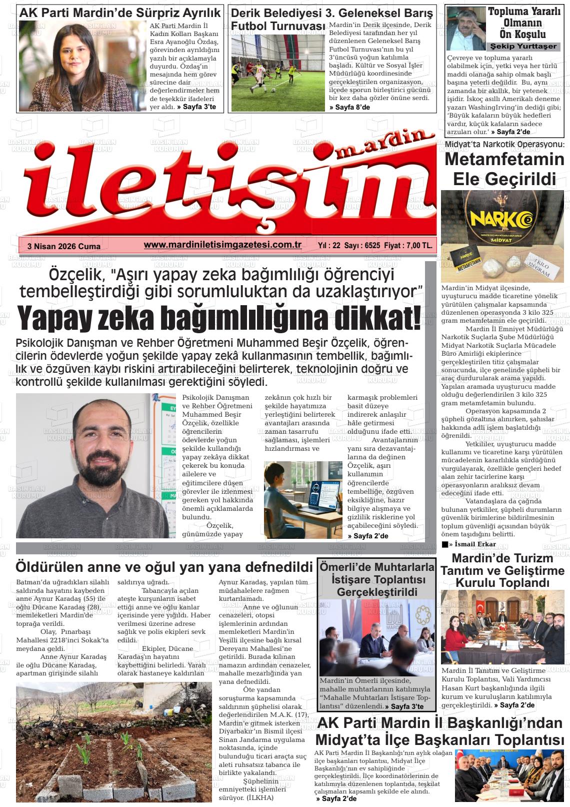 Mardin Iletisim 03.04.2026