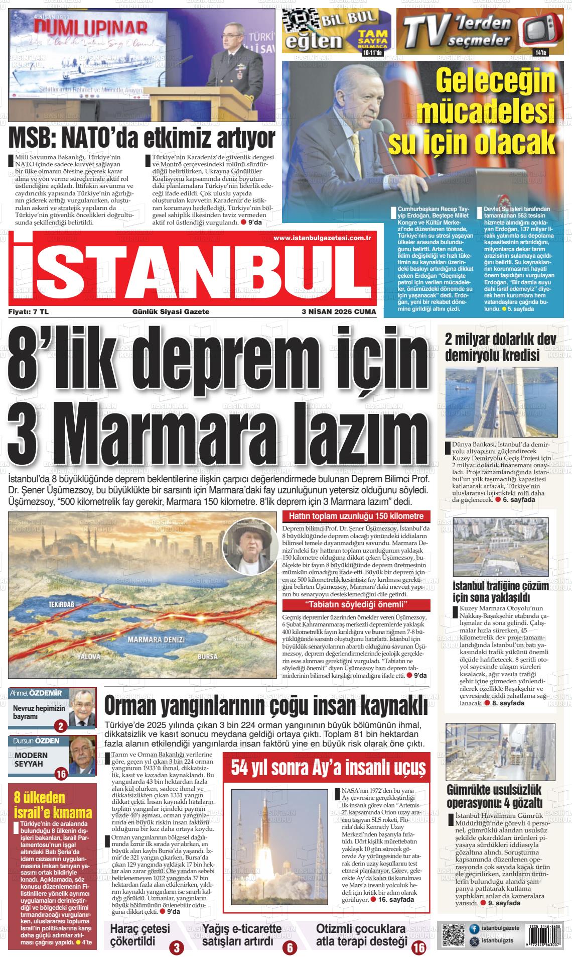 Istanbul 03.04.2026