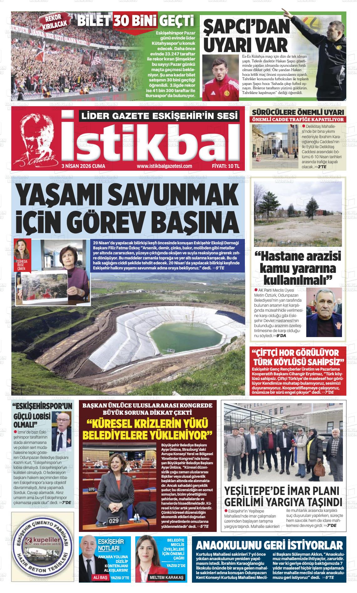 Eskisehir Istikbal 03.04.2026