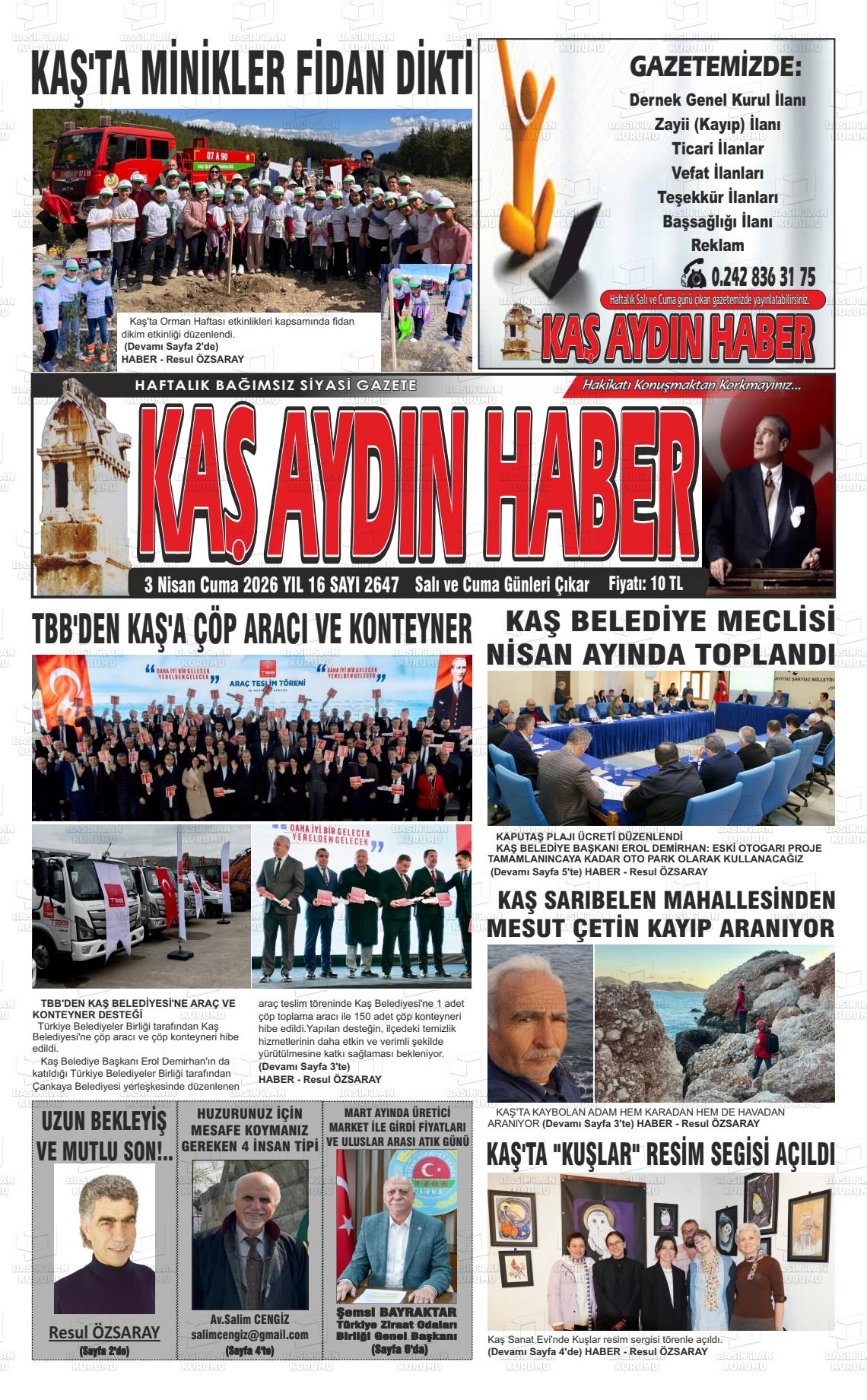 Antalya Kasaydinheber 03.04.2026