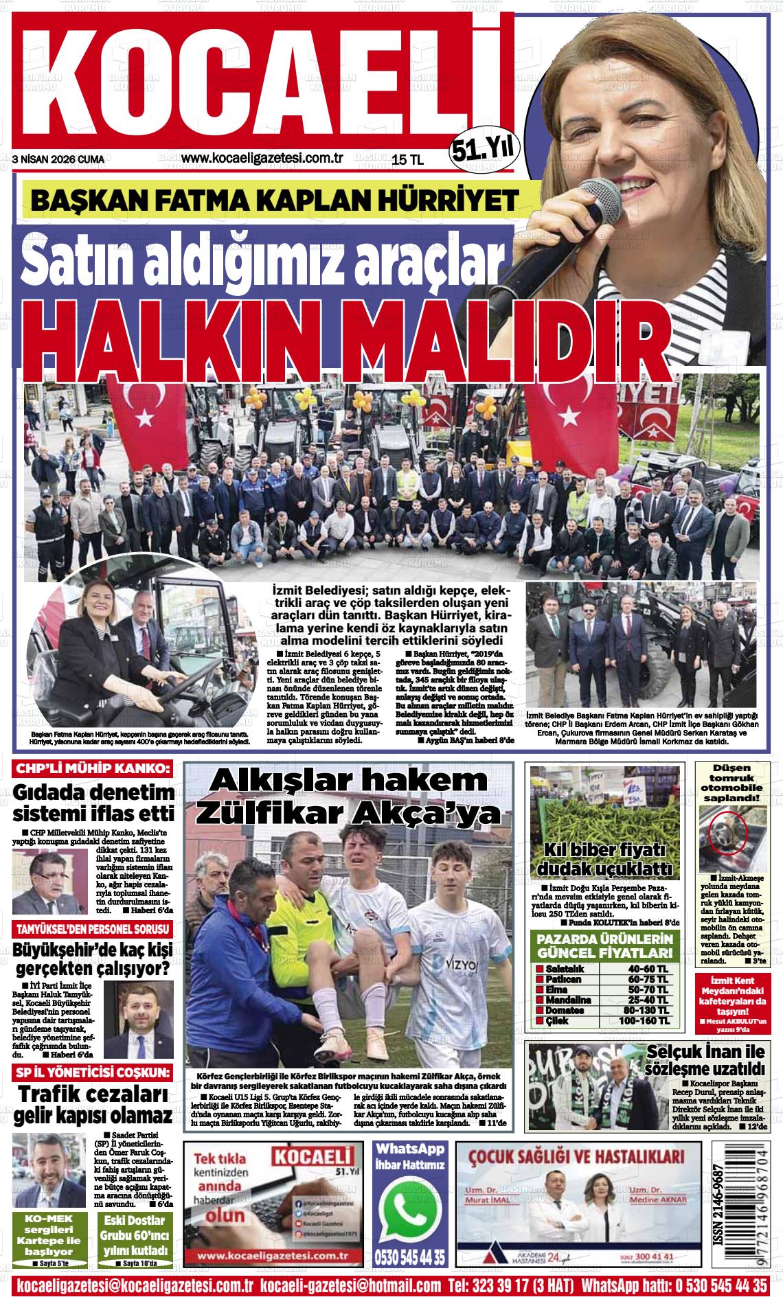 Kocaeli 03.04.2026