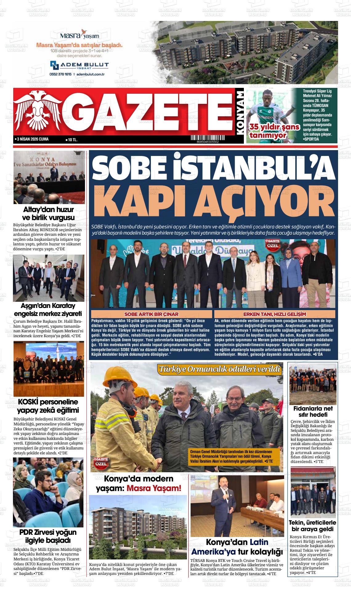 Konya Yenigun 03.04.2026