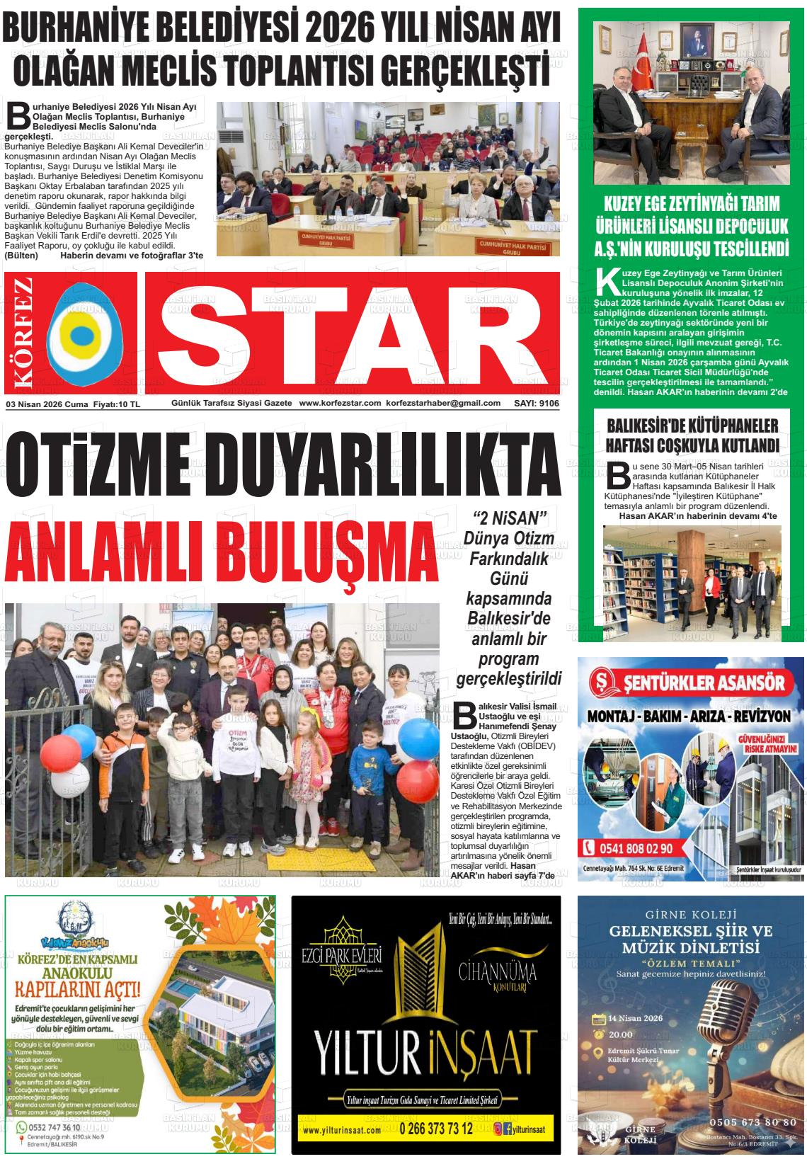 Balikesir Korfezstar 03.04.2026