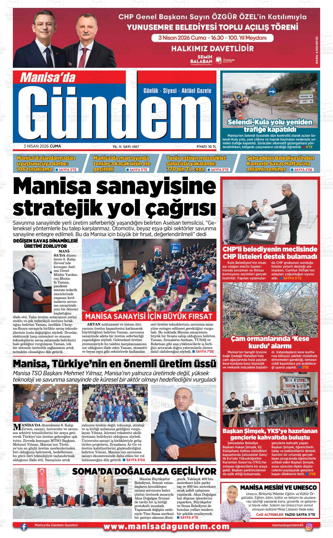 Manisa Dagundem 03.04.2026