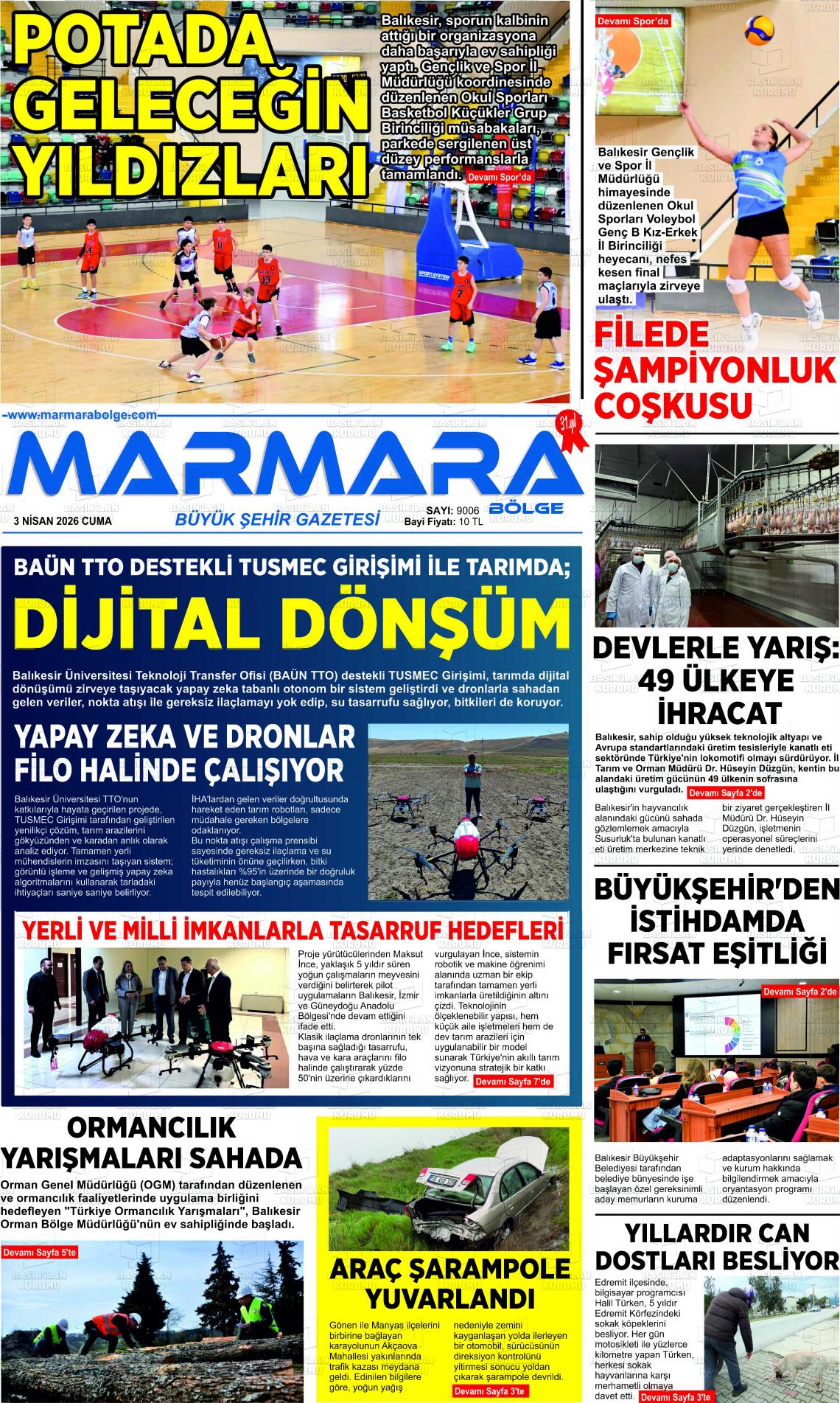 Balikesir Marmarabolge 03.04.2026