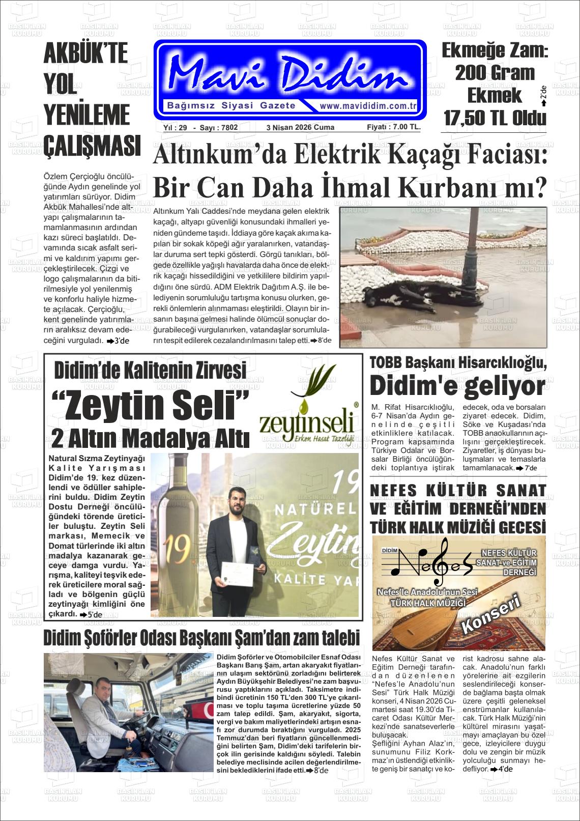 Aydin Mavididim 03.04.2026