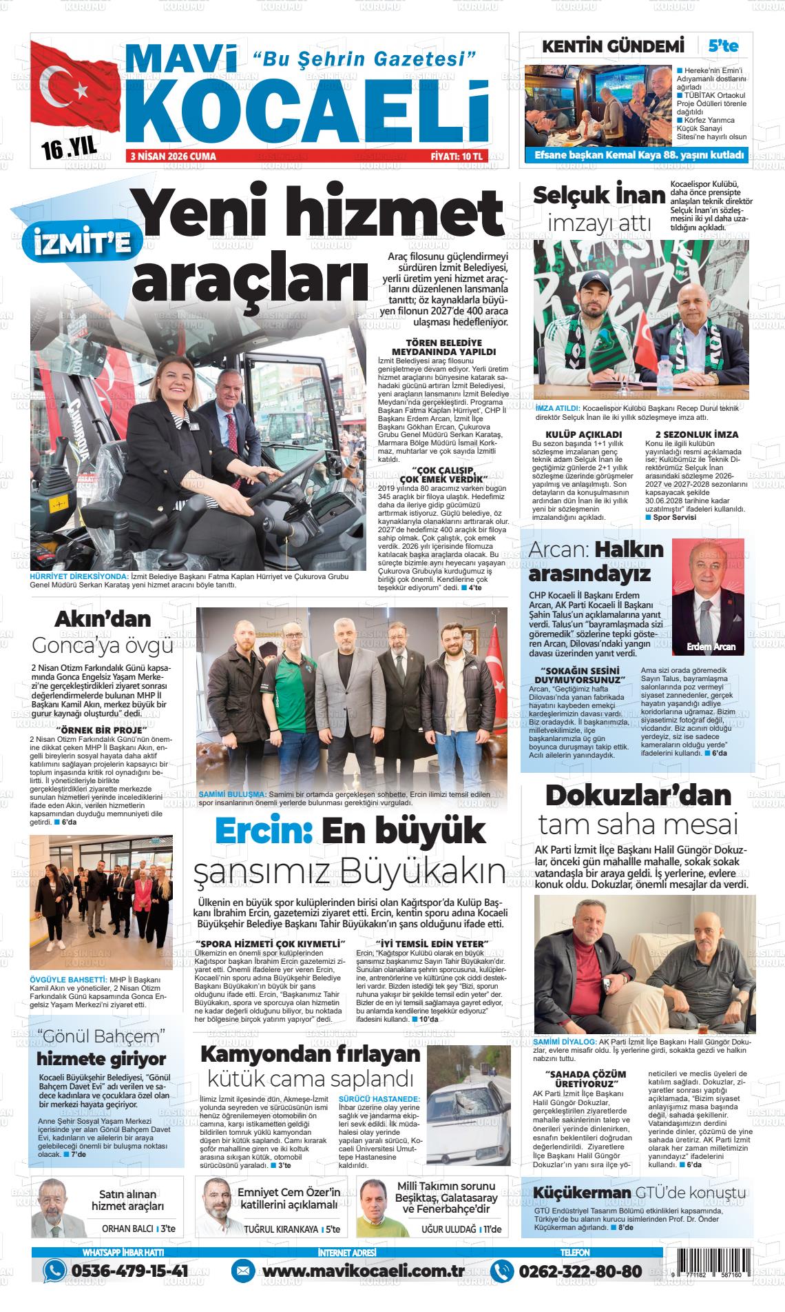 Kocaeli Mavi 03.04.2026