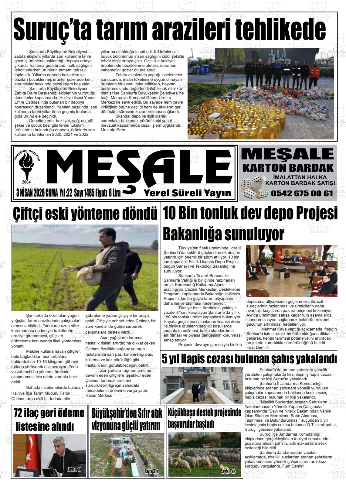 Sanliurfa Mesale 03.04.2026