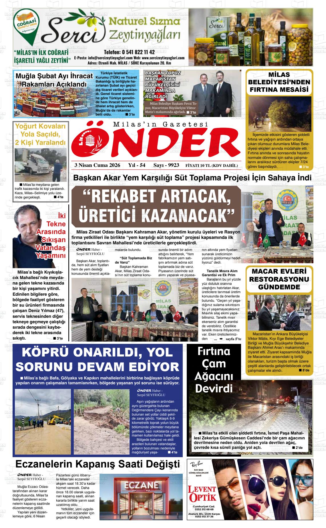 Mugla Onder 03.04.2026