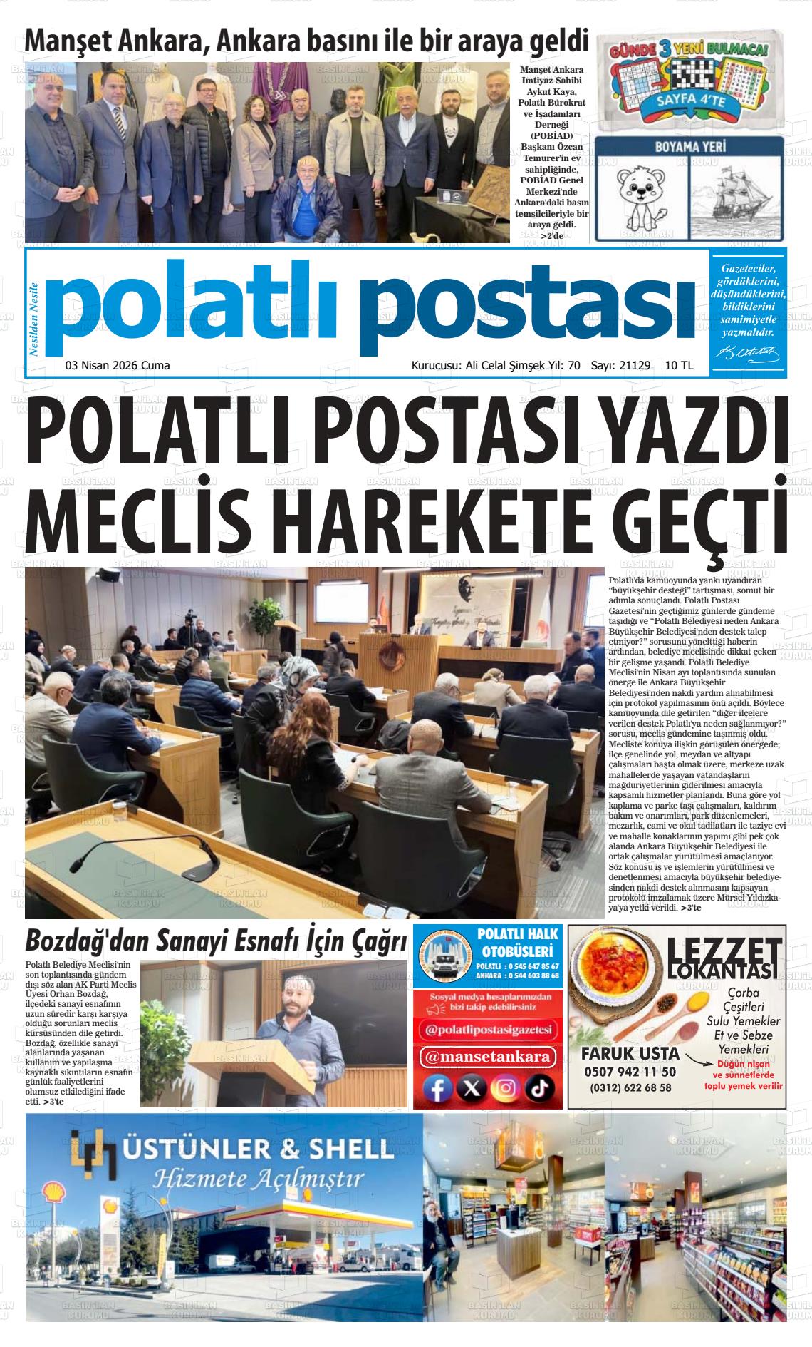 Ankara Polatlipostasi 03.04.2026