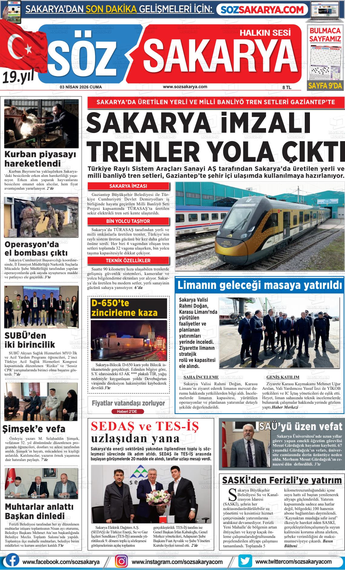 Sakarya Halk 03.04.2026