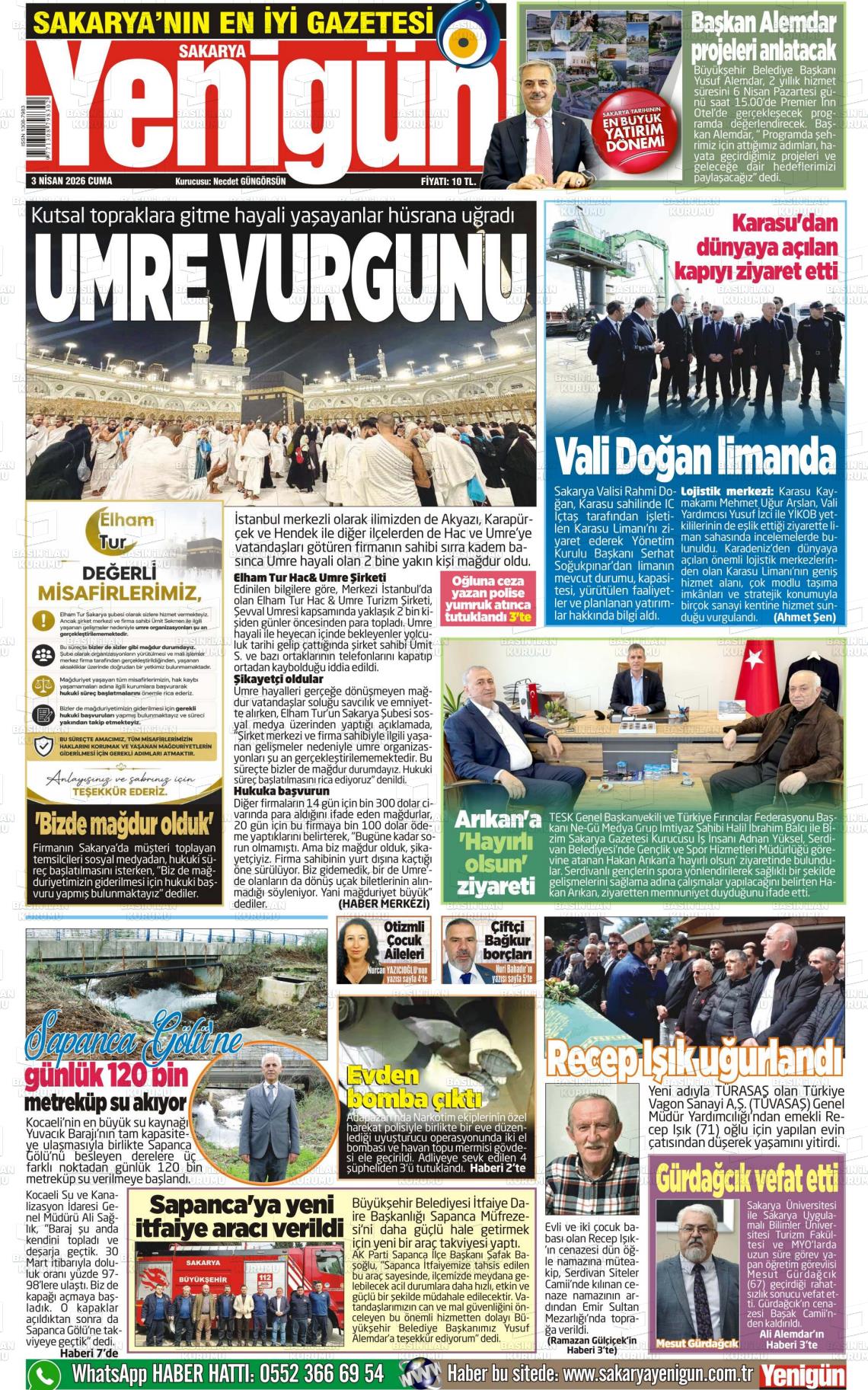 Sakarya Yenigun 03.04.2026
