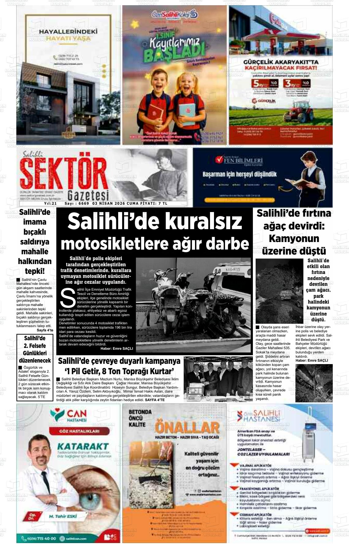 Manisa Salihlisektor 03.04.2026