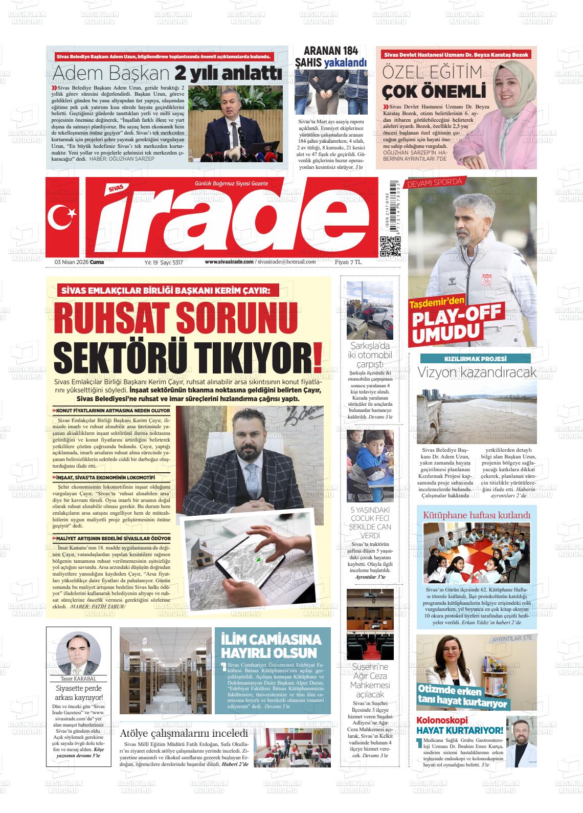 Sivas Irade 03.04.2026
