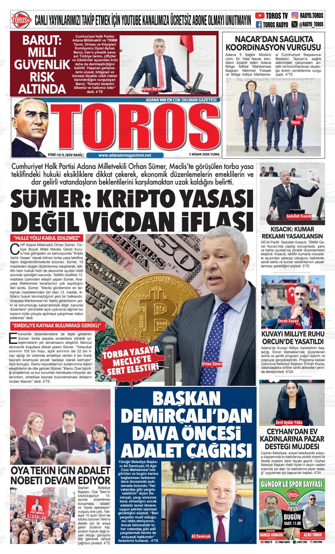 Antalya Toros 03.04.2026