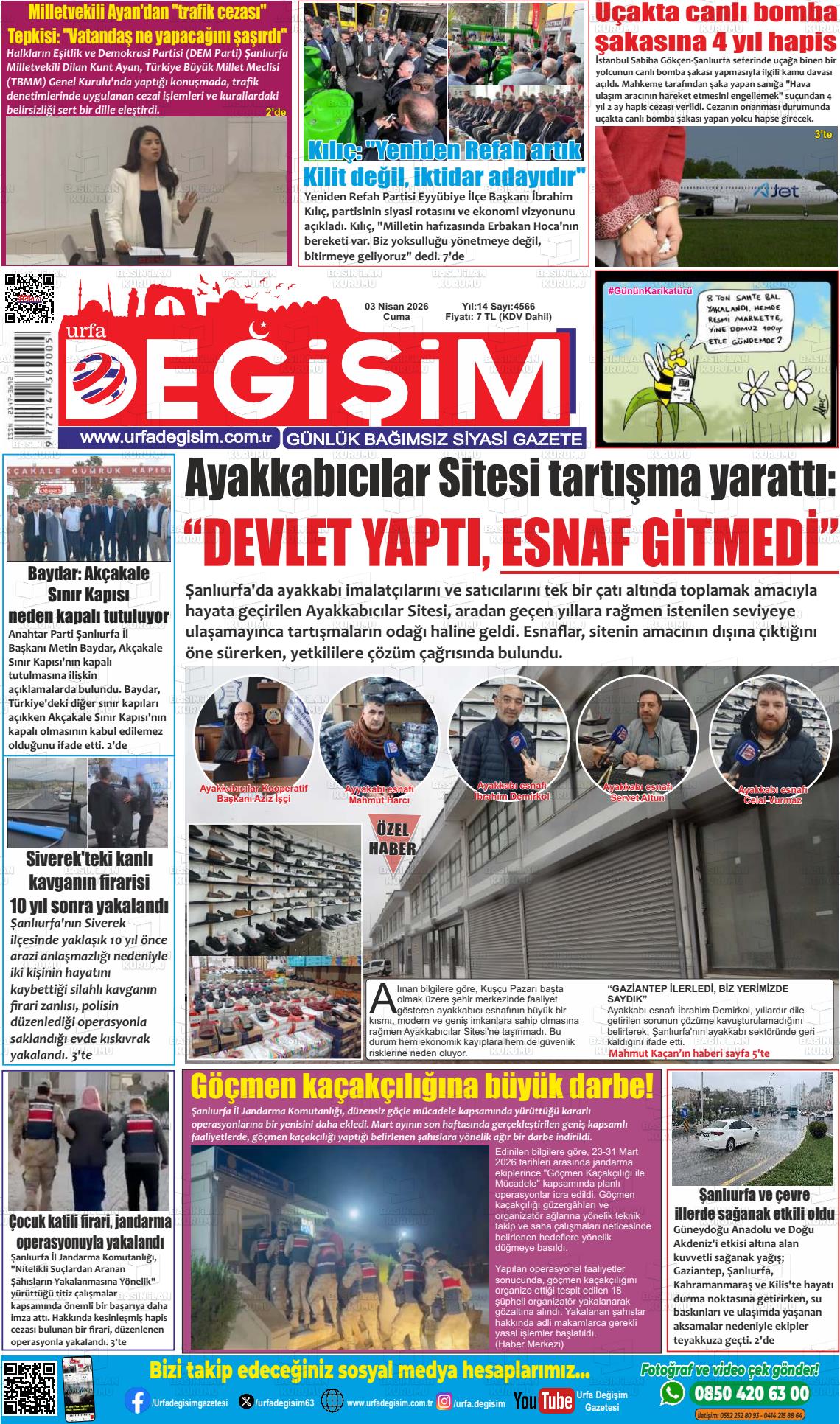 Sanliurfa Urfastar 03.04.2026