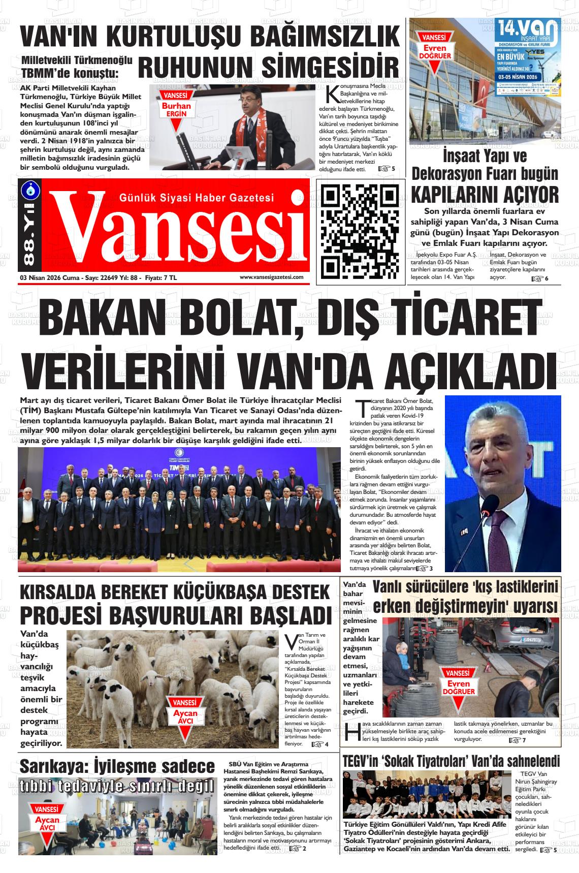 Van Sesi 03.04.2026