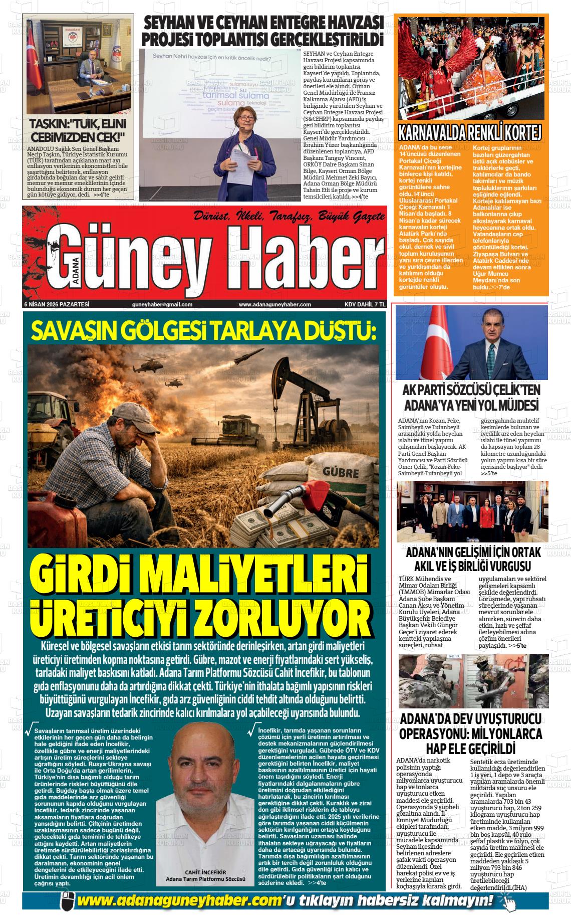 Adana Guneyhaber 06.04.2026