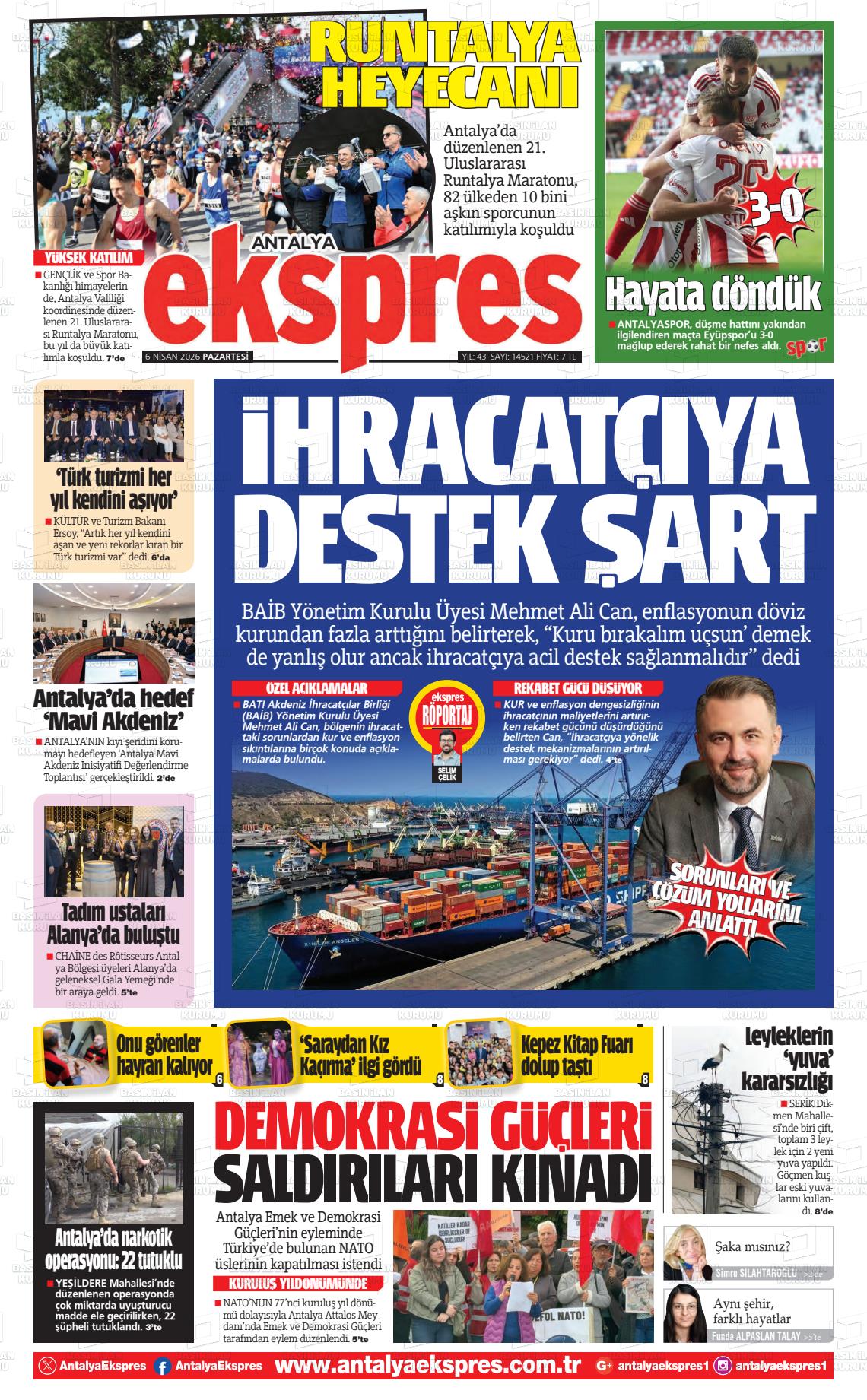 Antalya Ekspres 06.04.2026