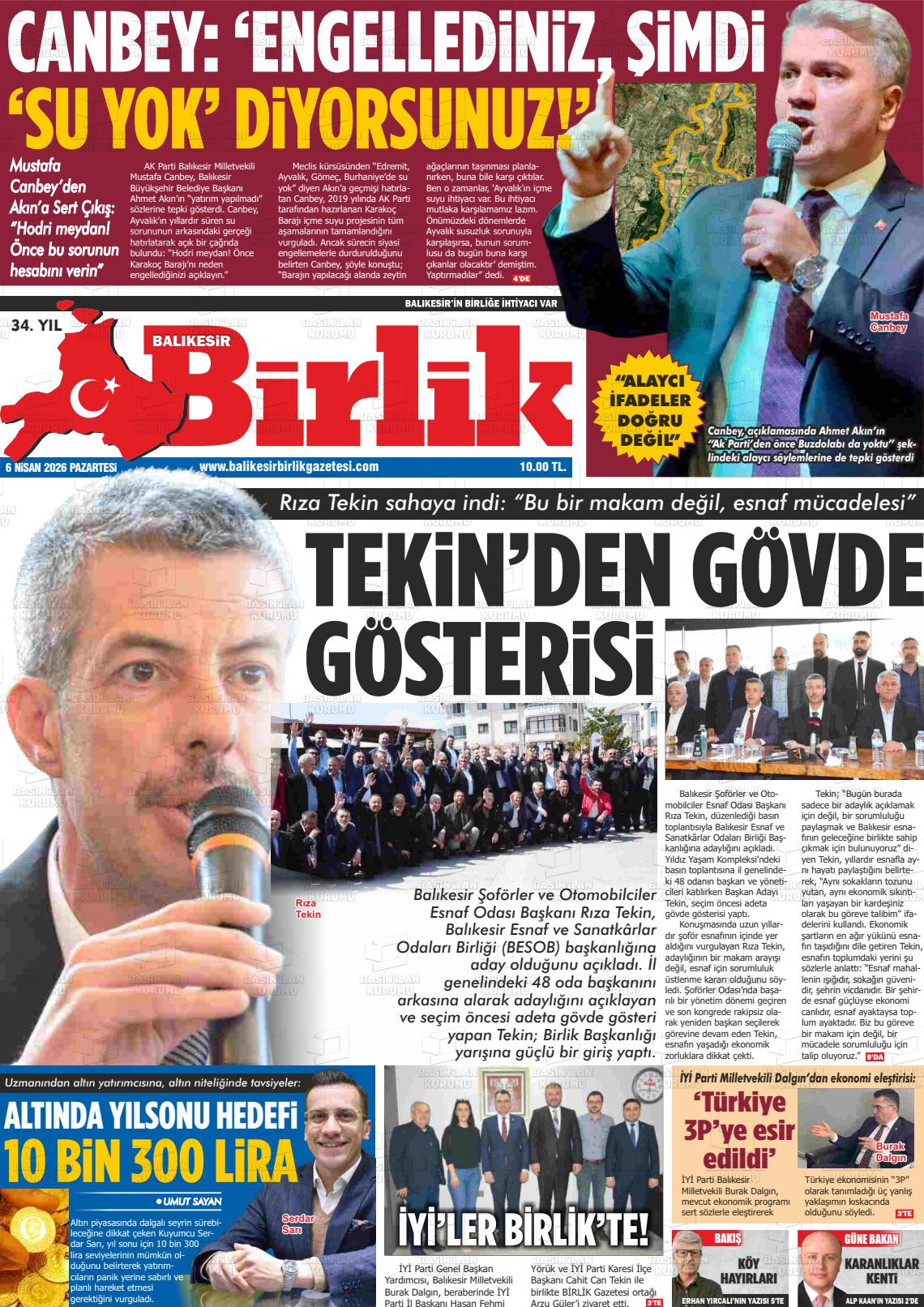 Balikesir Birlik 06.04.2026