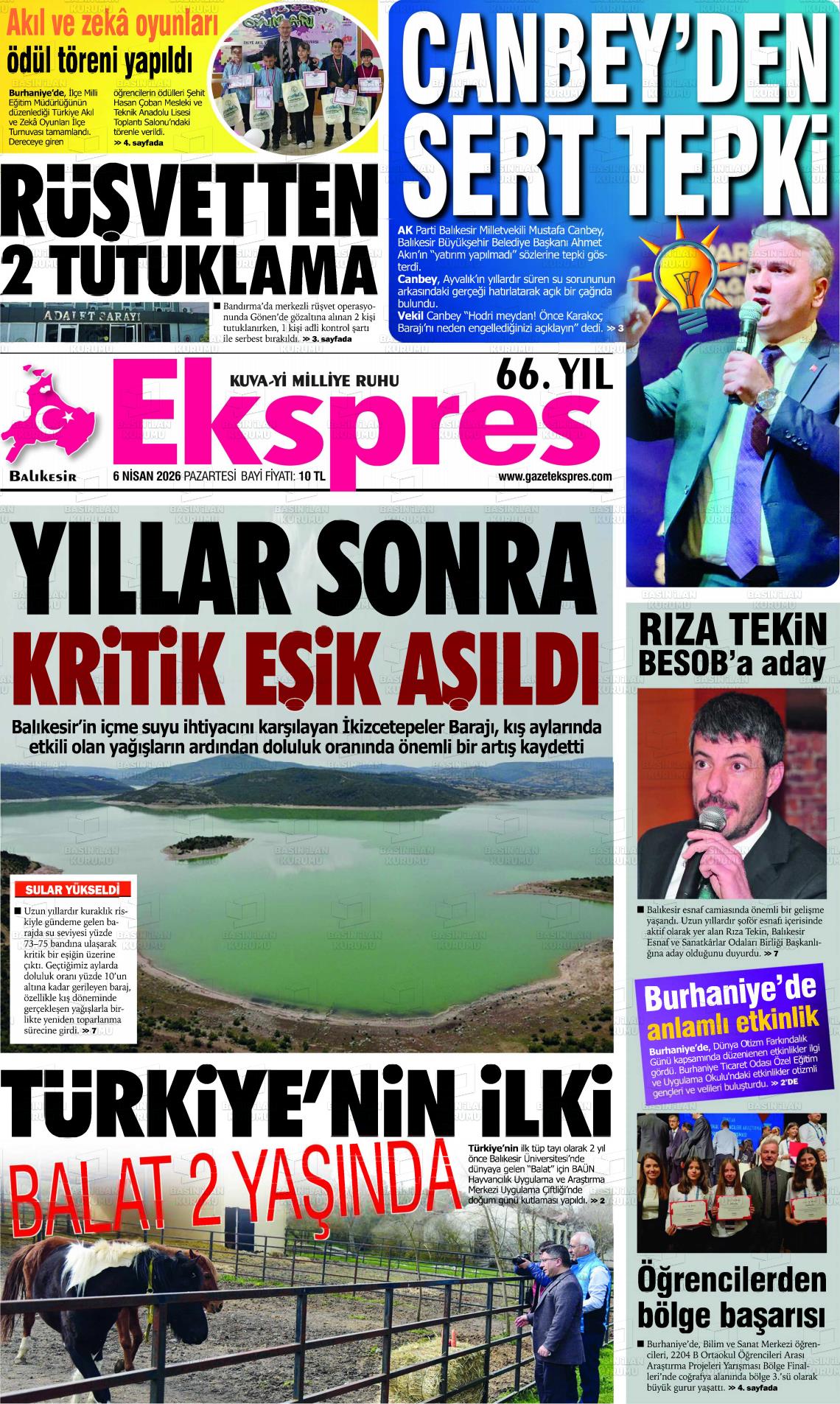 Balikesir Ekspres 06.04.2026