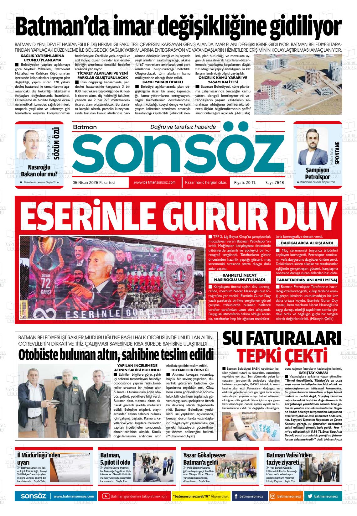 Batman Sonsoz 06.04.2026