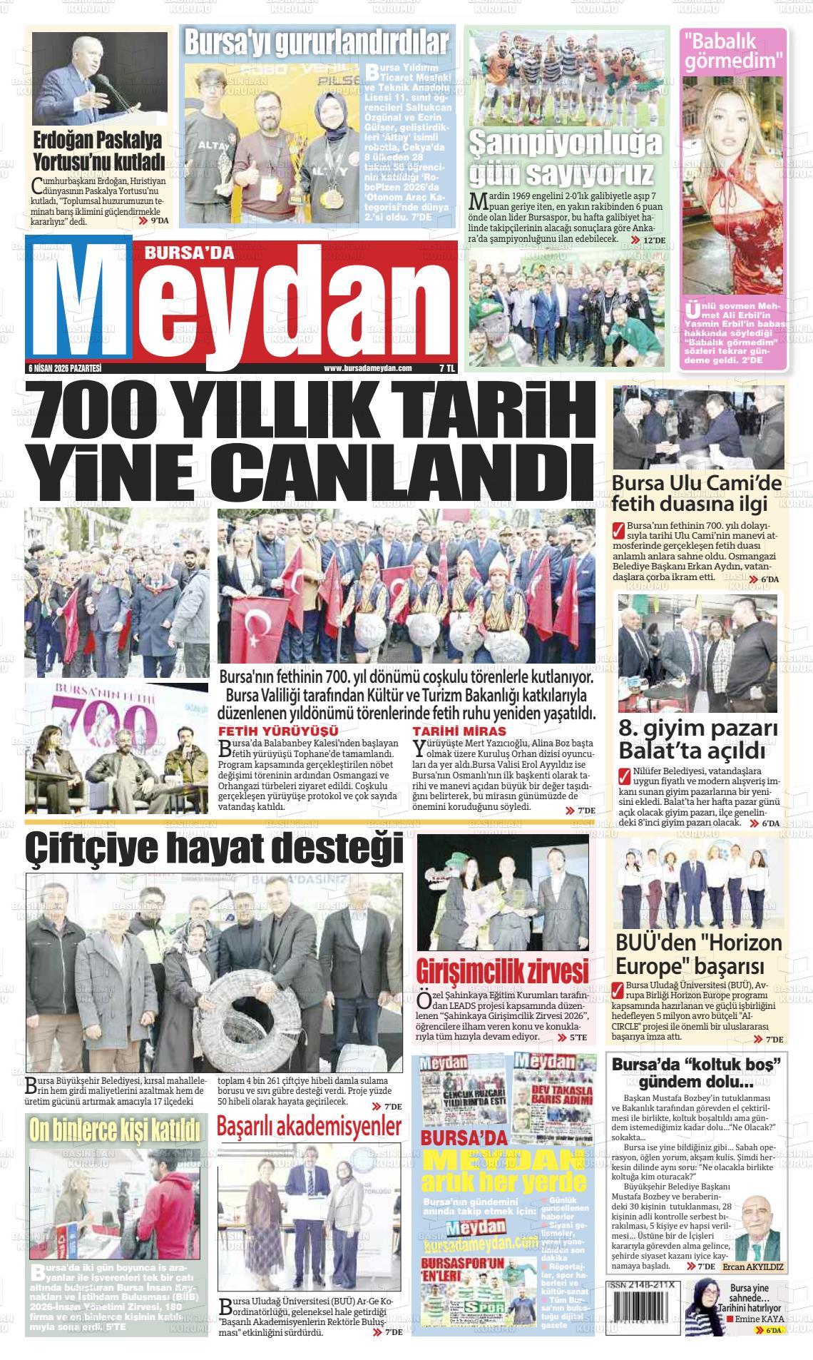 Bursa Dameydan 06.04.2026