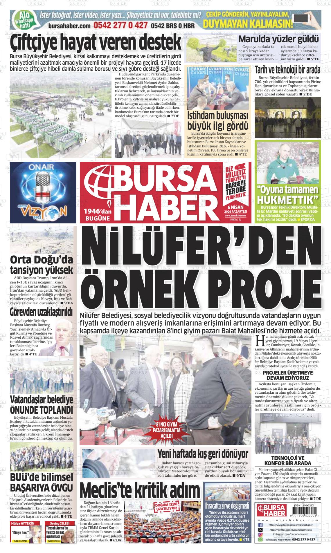 Bursa Haber 06.04.2026