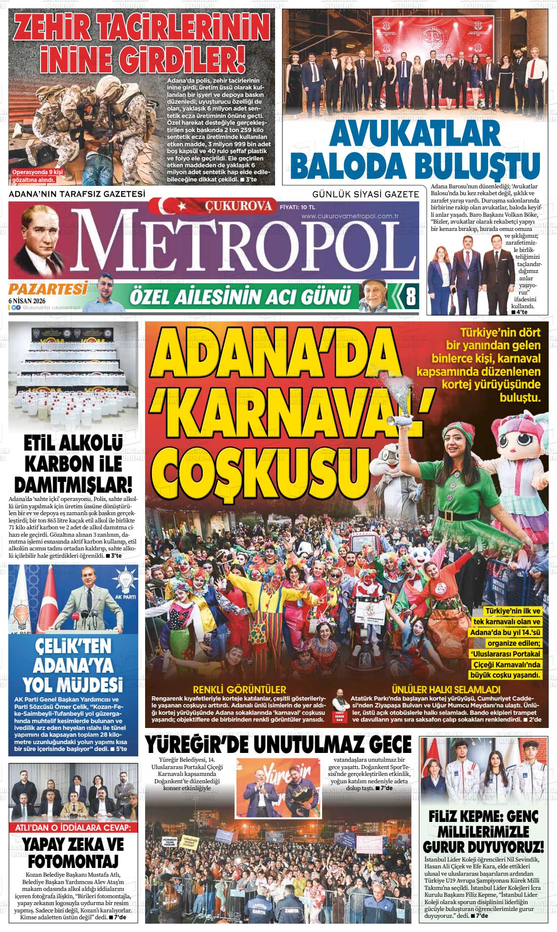 Adana Cukurovametropol 06.04.2026