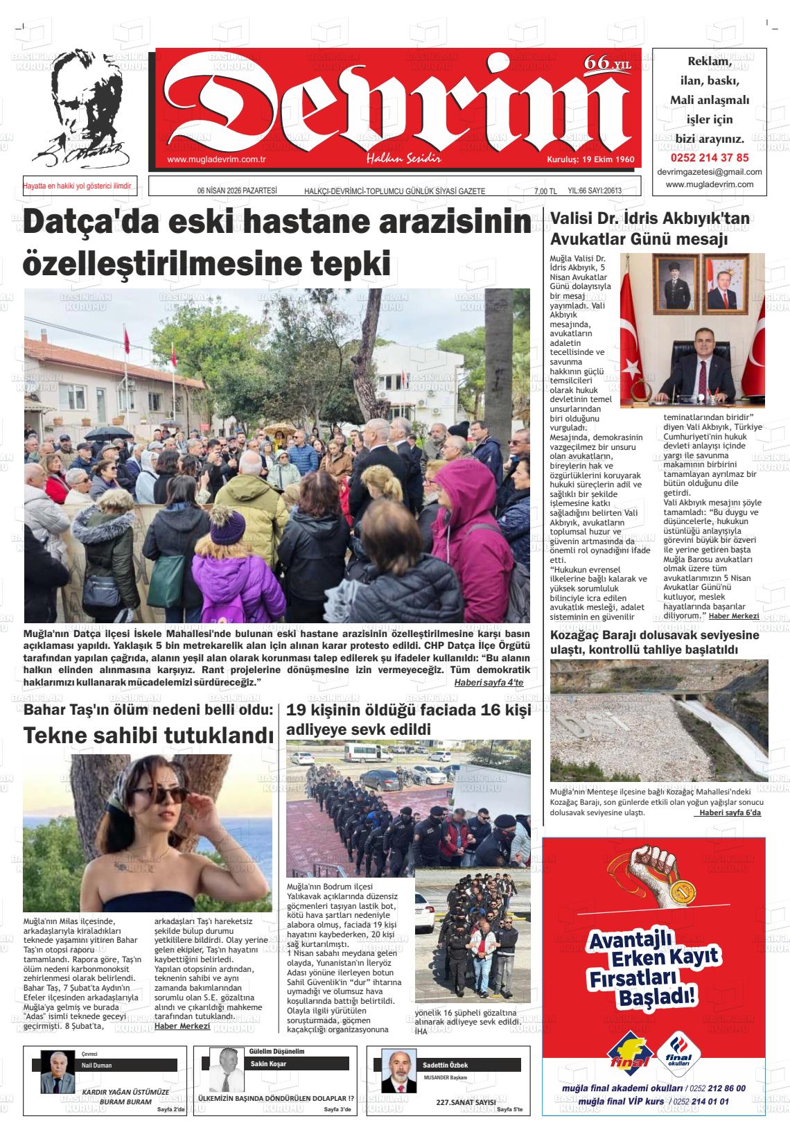 Tekirdag Devrim 06.04.2026