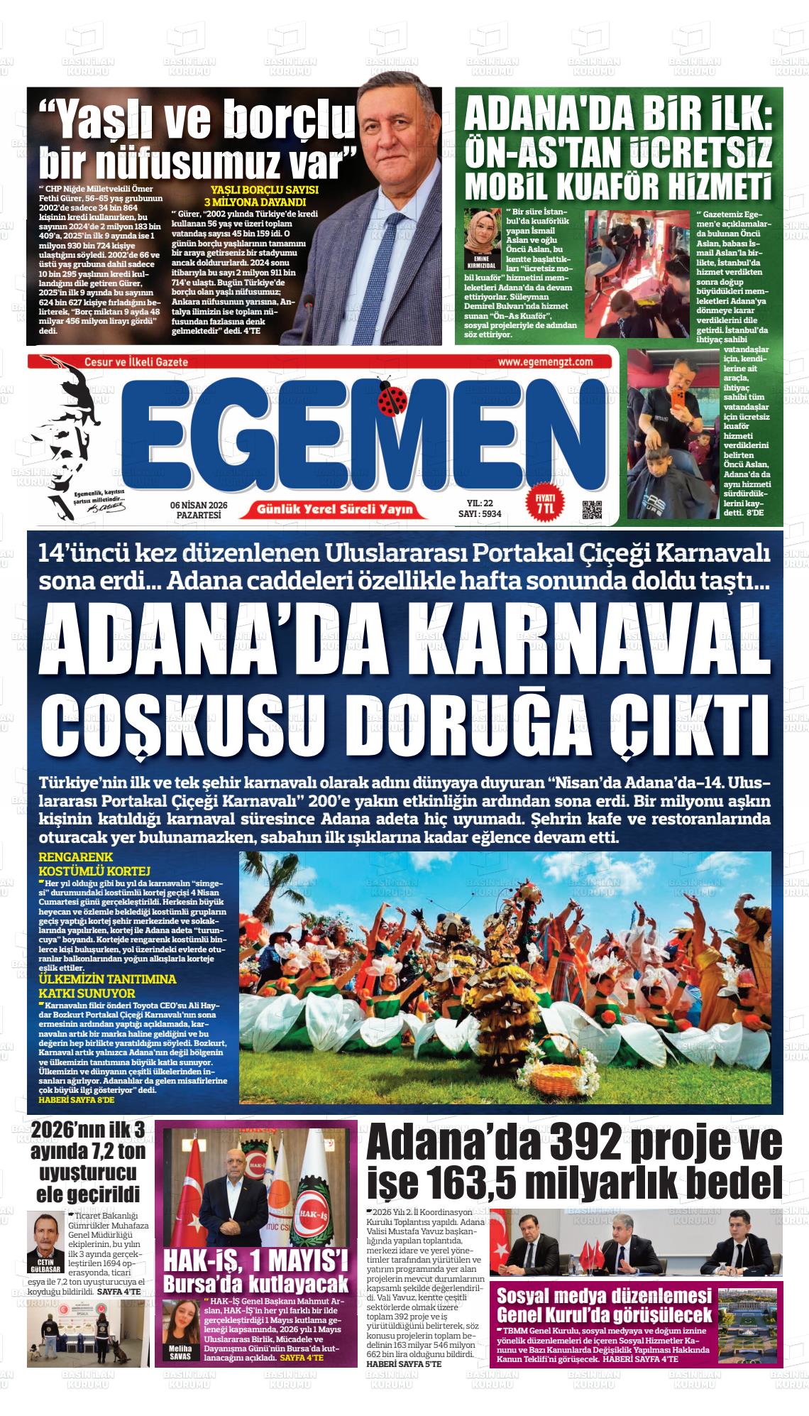 Adana Egemen 06.04.2026