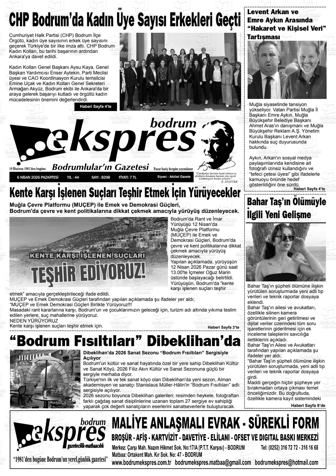 Mugla Ekspresbodrum 06.04.2026