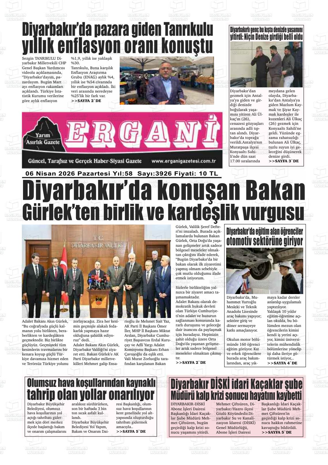 Diyarbakir Ergani 06.04.2026
