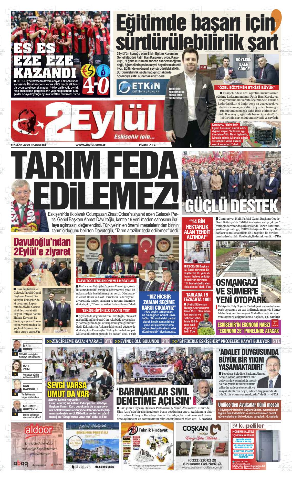 Eskisehir 2 Eylul 06.04.2026