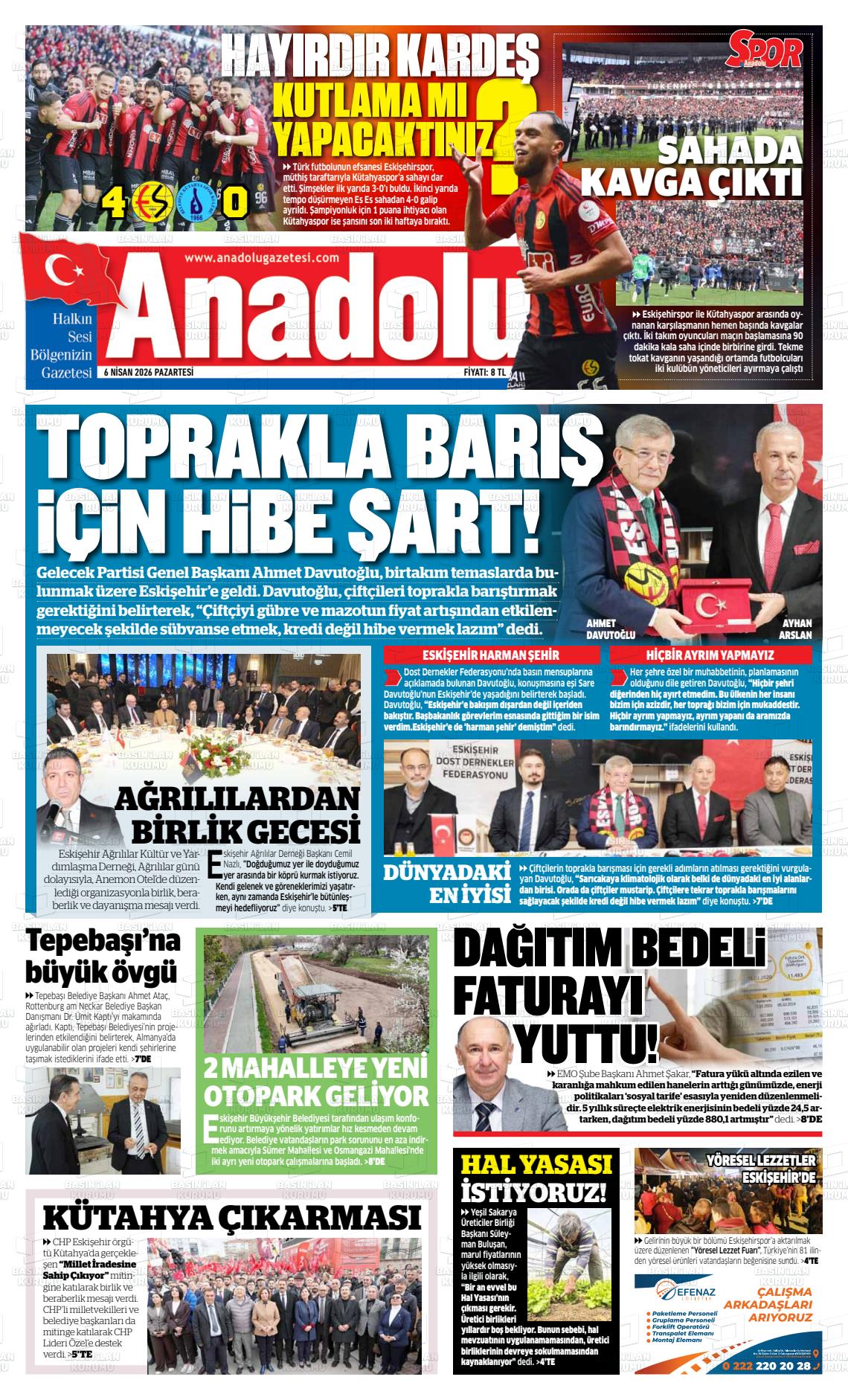 Eskisehir Anadolu 06.04.2026