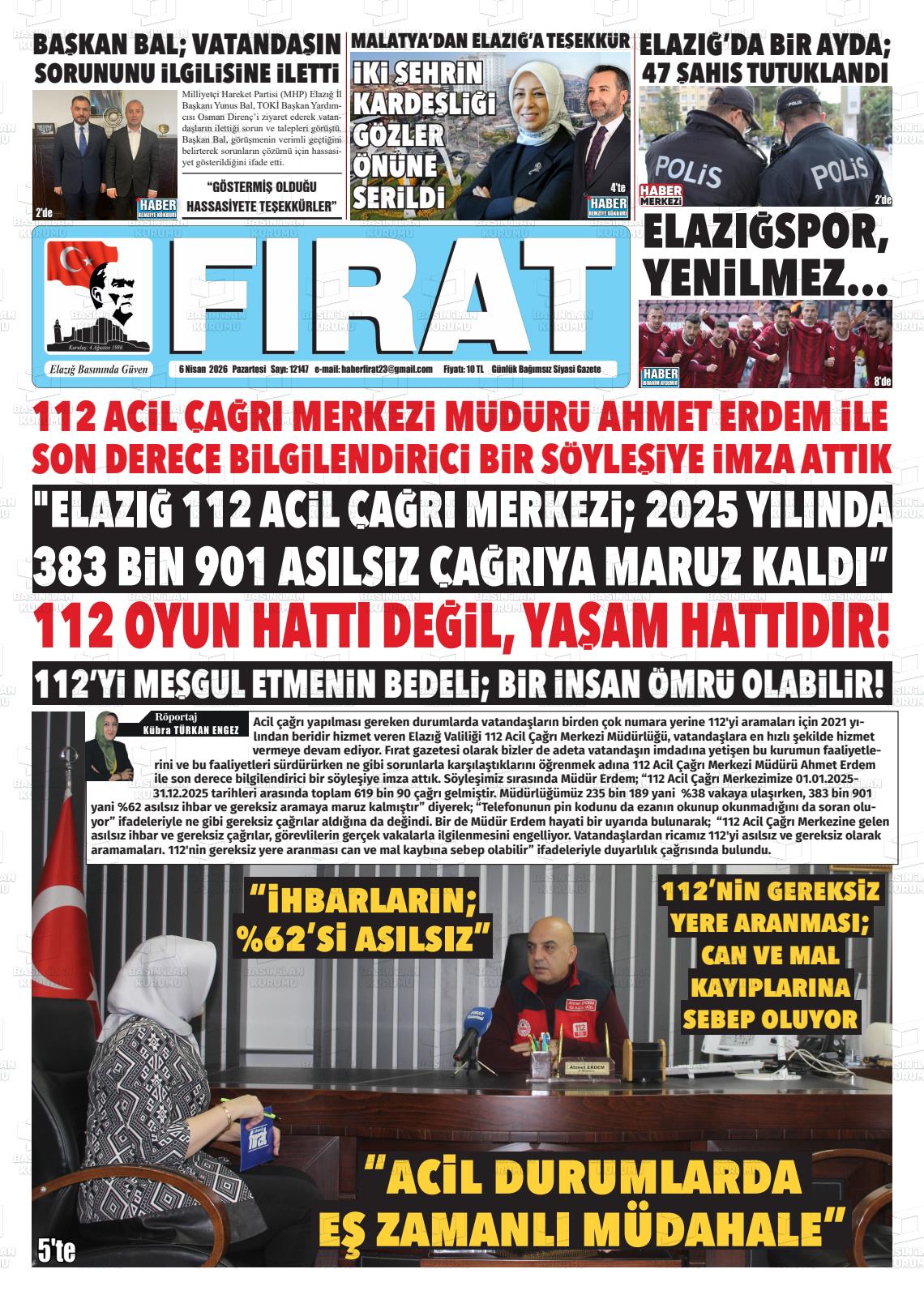Elazig Firatgazetesi 06.04.2026