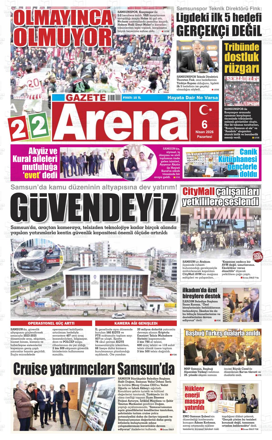 Samsun Gazetearena 06.04.2026