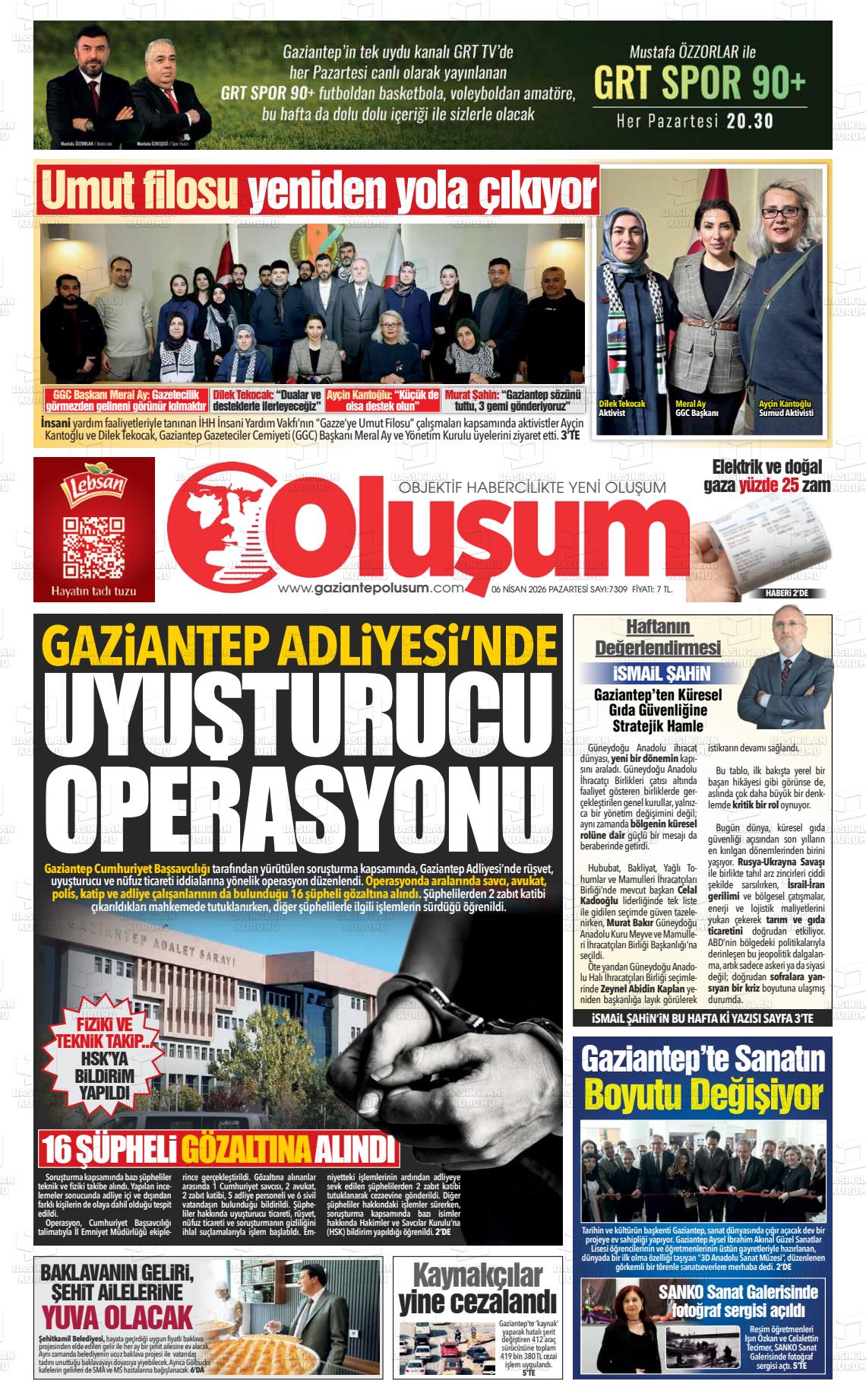 Gaziantep Olusum 06.04.2026