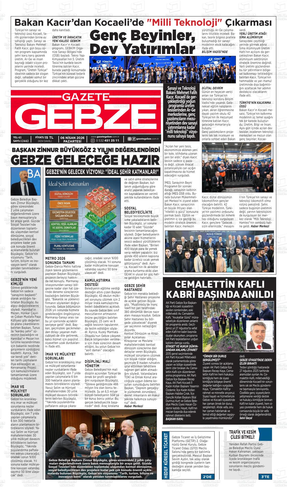 Kocaeli Gebze 06.04.2026